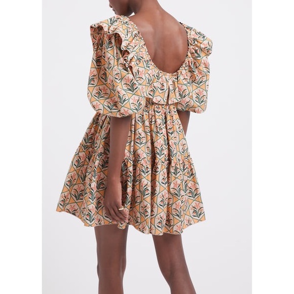 Agua by Agua Bendita Chan Chan Miel Flor Dress, size XS - Picture 4 of 5